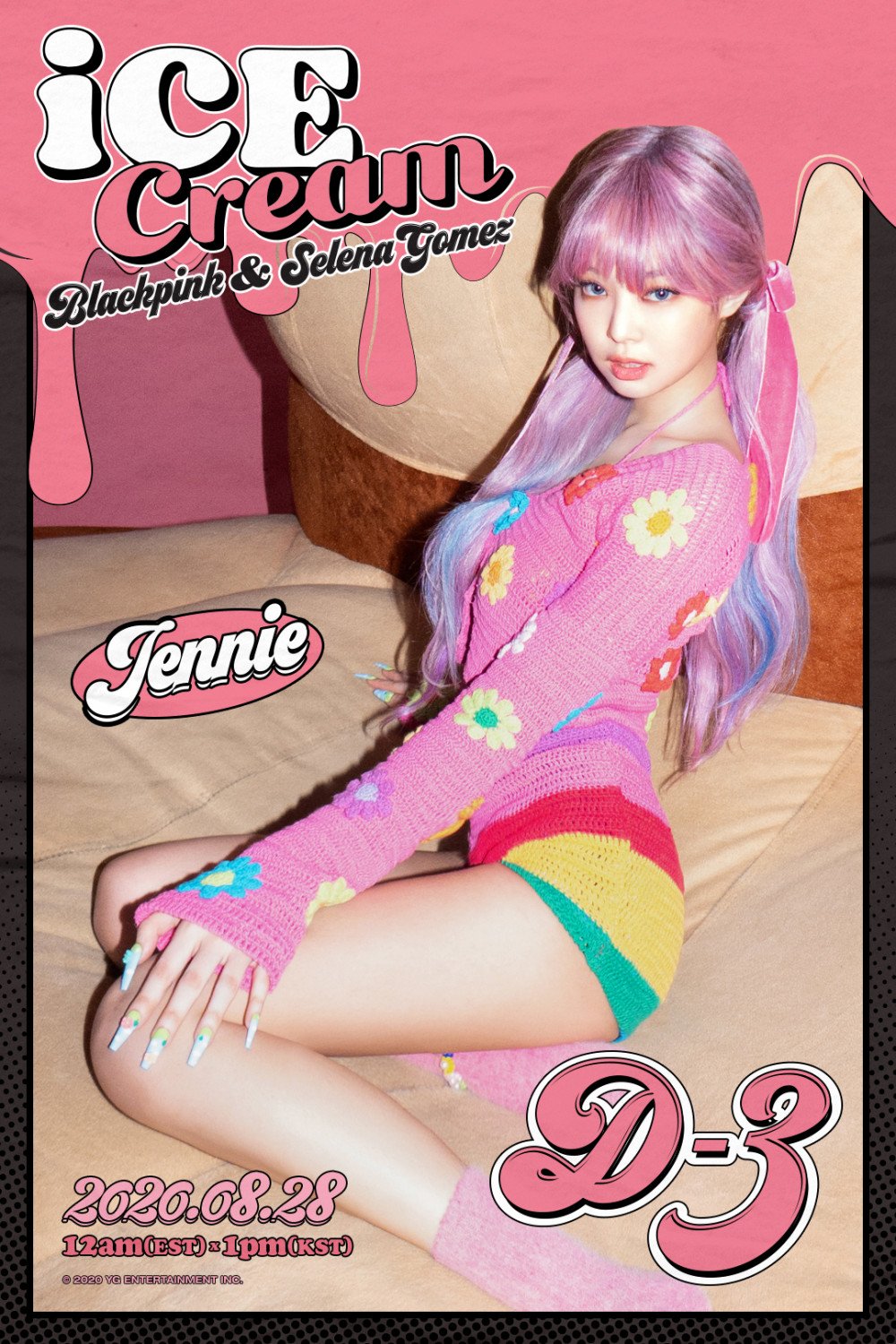 Jennie BLACKPINK - Jennie BLACKPINK Muncul Bak Boneka Barbie dalam Foto Teaser 'Ice Cream' Jennie BLACKPINK "Ice Cream"