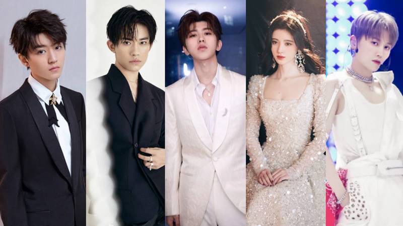 wang junkai jackson yee cai xukun ju jingyi liu yuxin up young
