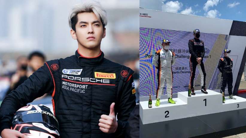 Kris Wu Jadi Pemenang Kompetisi Balap Mobil Porsche Sports Cup China