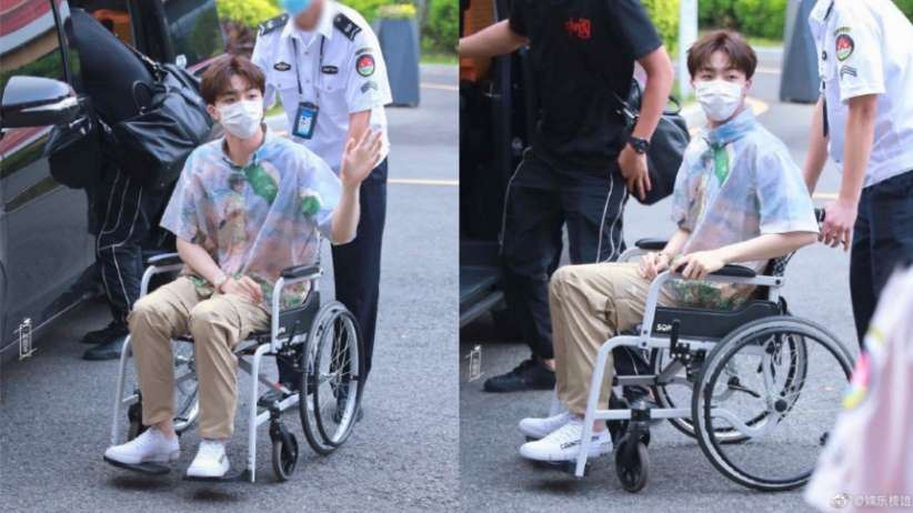 chen linong dengan kursi roda