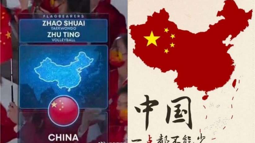 china maps on nbc Olympics