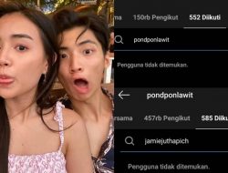Saling Unfollow Instagram, Aktor Pond Ponlawit dan Aktris Jamie Juthapich Dikabarkan Putus