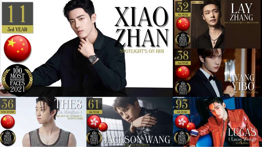 chinese artist most handsome faces 2021