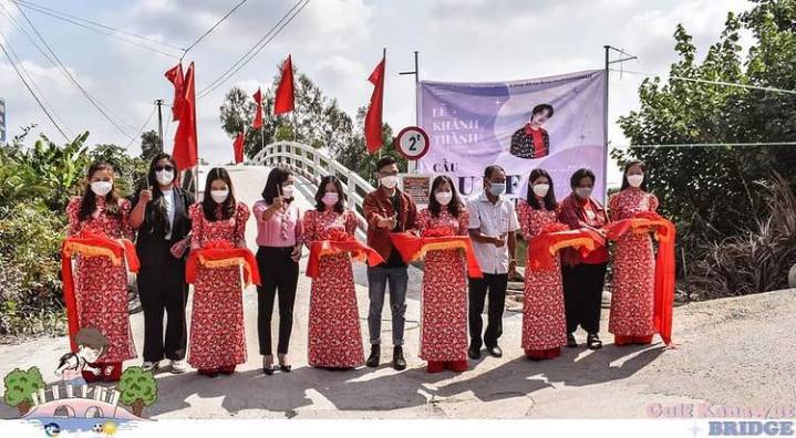 Peresmian Jembatan 'Gulf Kanawut' di Vietnam