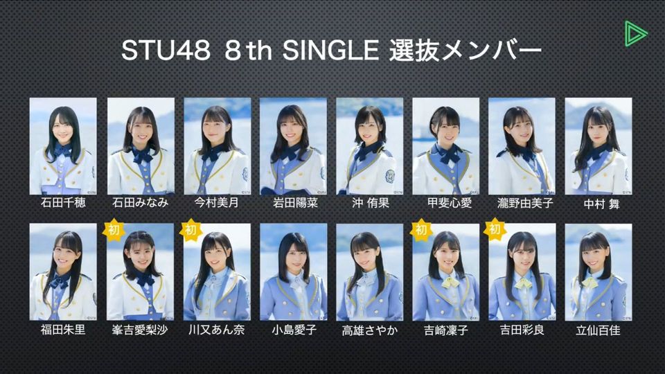 STU48 8th Single Senbatsu