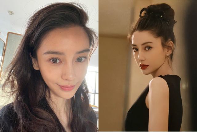 10 Aktris Tiongkok yang Cantik Alami Meski Tampil Tanpa Make Up - Angelababy
