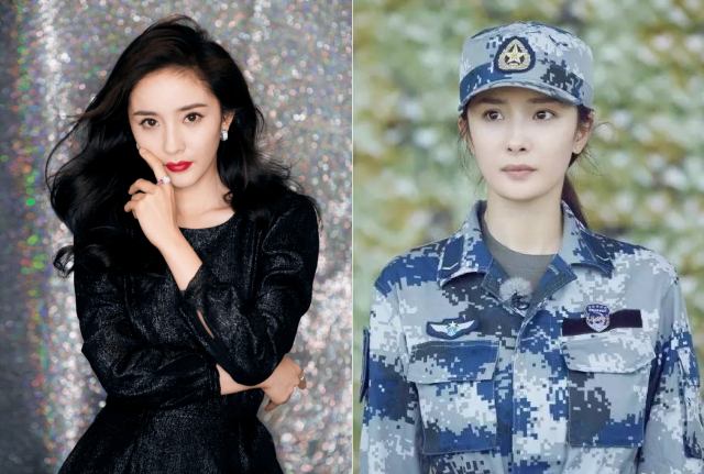 10 Aktris Tiongkok yang Cantik Alami Meski Tampil Tanpa Make Up - Yang Mi