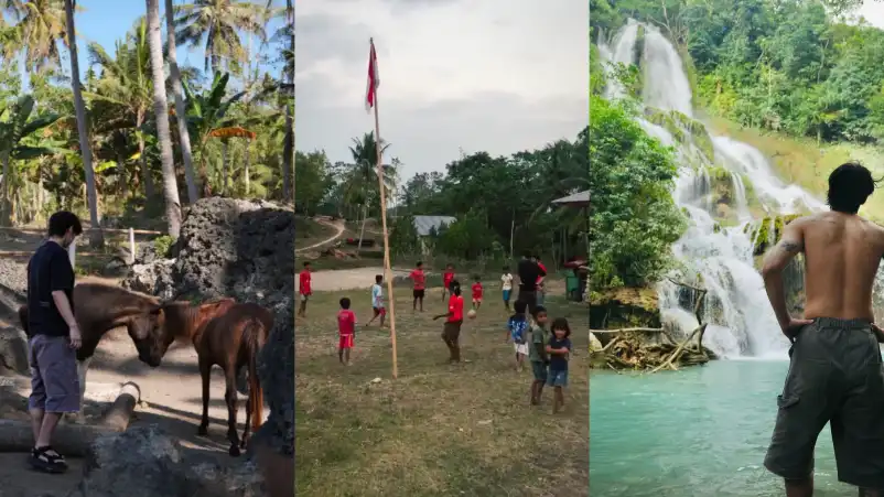 Bright Vachirawit Liburan ke Indonesia Sumba NTT