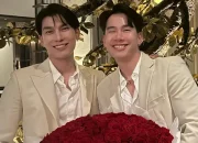 Mew Suppasit Surprises Tul Pakorn with 99 Red Roses to Celebrate 3rd Anniversary