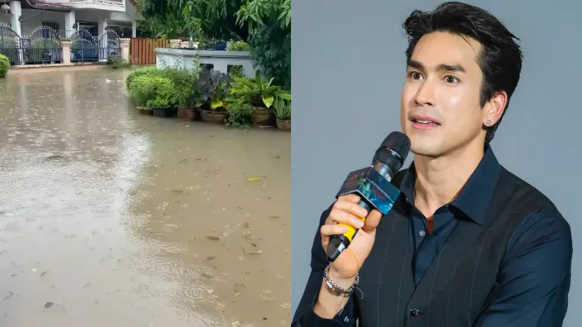 Nadech Kugimiya's Mother Shares Flood Situation at Family Home in Khon Kaen