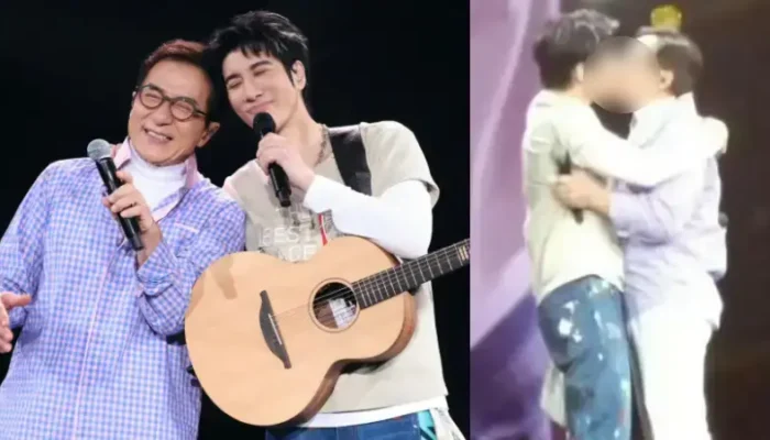 Jackie Chan dan Wang Leehom Ciuman di Panggung, Picu Perdebatan Netizen