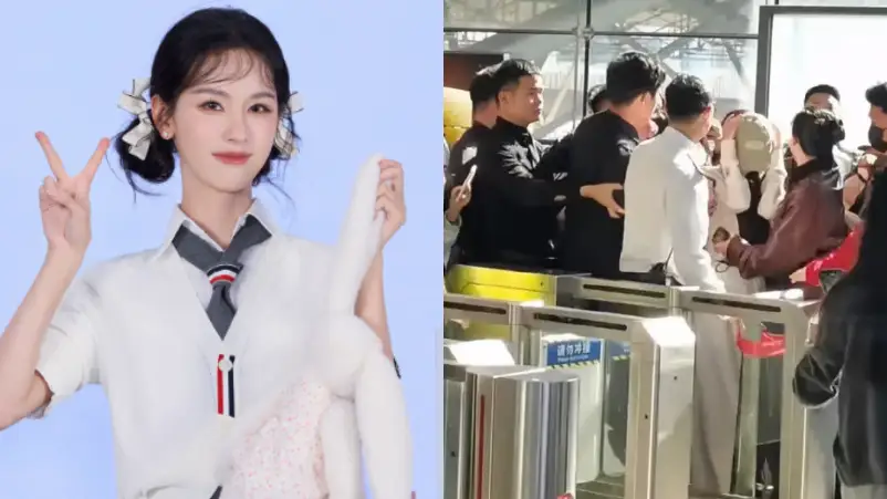 Chen Duling Hampir Terjepit di Stasiun, Manajemen Minta Fans Tidak Kebablasan