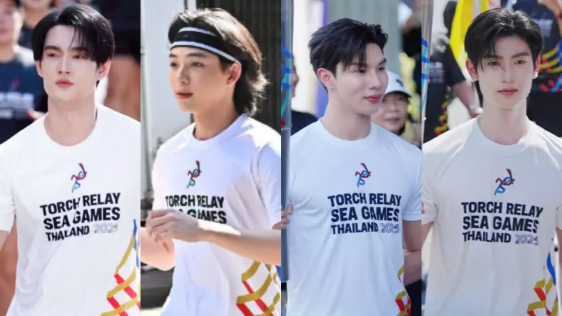 Empat Aktor Thailand Ikut Jadi Pembawa Obor Sea Games 2025