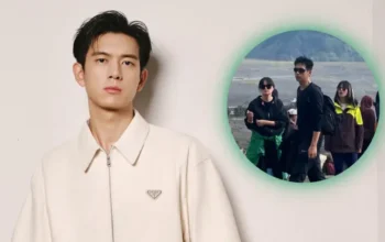 Potret Aktor China Li Xian Liburan di Indonesia saat Kunjungi Gunung Bromo