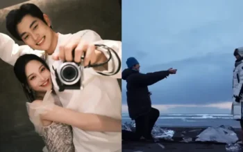 Penyanyi Kym Jin Sha Resmi Dilamar Sang Kekasih Sun Chengxiao di Islandia