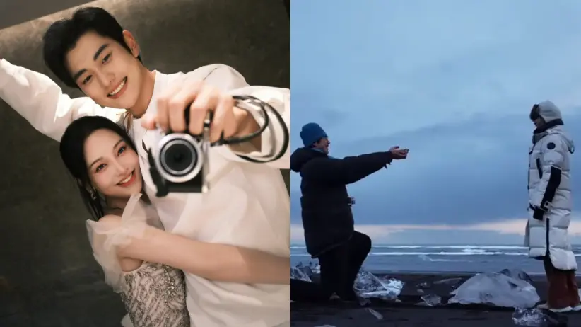 Penyanyi Kym Jin Sha Resmi Dilamar Sang Kekasih Sun Chengxiao di Islandia - A Fairytale Proposal in Iceland: Kym Jin Sha Says Yes to Sun Chengxiao at Diamond Beach Penyanyi Kym Jin Sha Resmi Dilamar Sang Kekasih Sun Chengxiao di Islandia