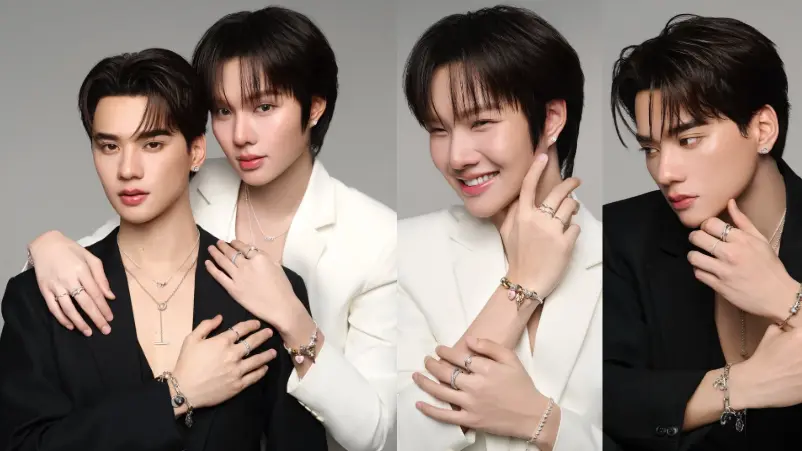 Keng Harit dan Namping Napatsakorn Ditunjuk Jadi Brand Ambassador Pandora Thailand