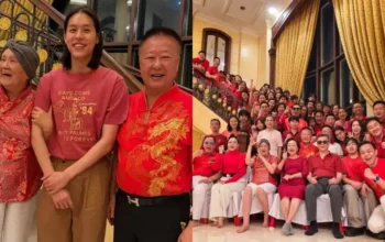 Billkin Putthipong Rayakan Imlek Bareng Keluarga Besar