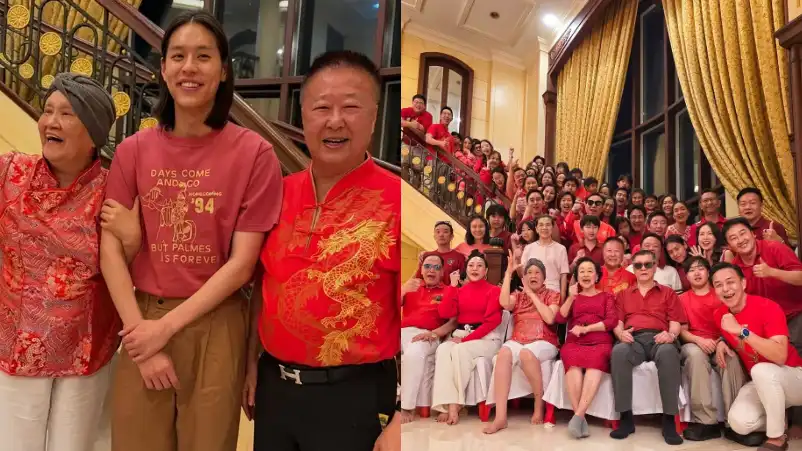 Billkin Putthipong Rayakan Imlek Bareng Keluarga Besar