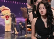 Guan Xiaotong Responds Lightheartedly After High Heels Get Stuck on Stage at Weibo Night 2025