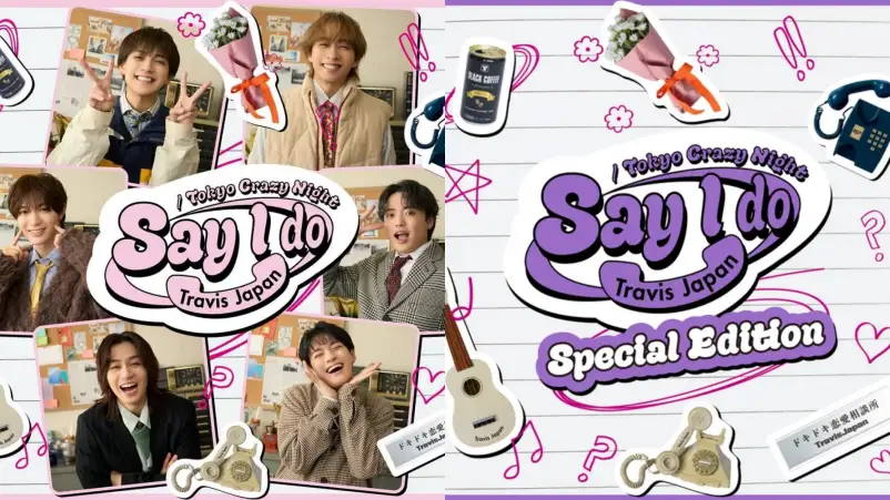Travis Japan Puncaki Oricon Digital Album Chart dengan Say I do Tokyo Crazy Night