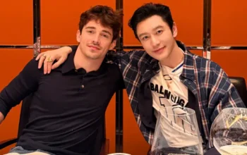Huang Xiaoming Unggah Foto Bareng Pebalap F1 Charles Leclerc - Huang Xiaoming Goes Viral! Actor Shares Excited Selfie with Ferrari F1 Star Charles Leclerc Huang Xiaoming Unggah Foto Bareng Pebalap F1 Charles Leclerc