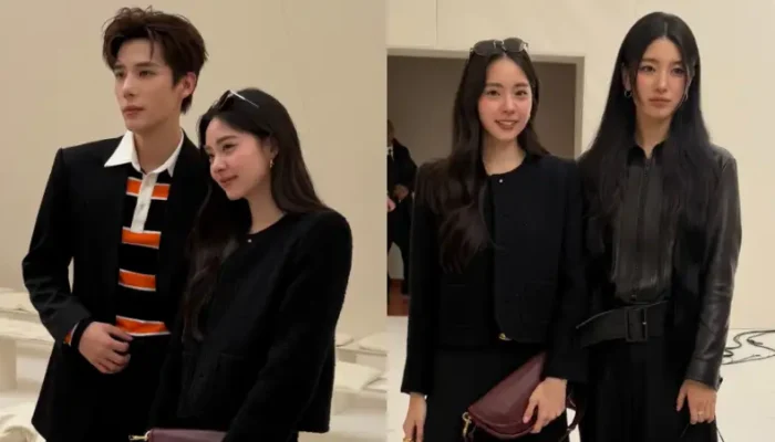 EarnEarn Fatima Meets Wang Anyu and Sun Qian at Paris Fashion Week