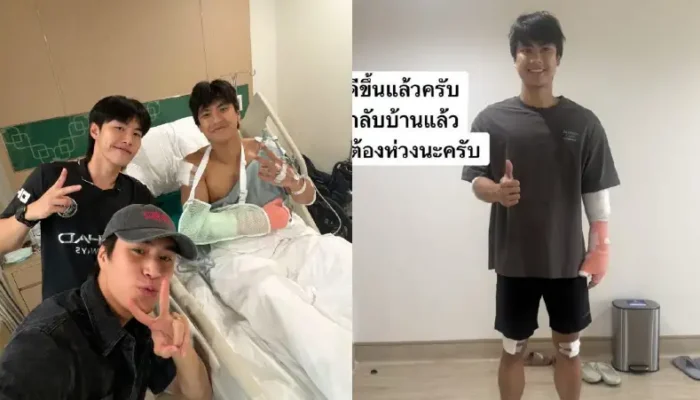 Gemini Norawit Ungkap Kondisi Terbaru Ohm Pawat Pasca Kecelakaan