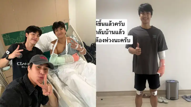 Gemini Norawit Ungkap Kondisi Terbaru Ohm Pawat Pasca Kecelakaan - Gemini Norawit Shares Update on Ohm Pawat’s Condition After Motorcycle Accident Gemini Norawit Ungkap Kondisi Terbaru Ohm Pawat Pasca Kecelakaan