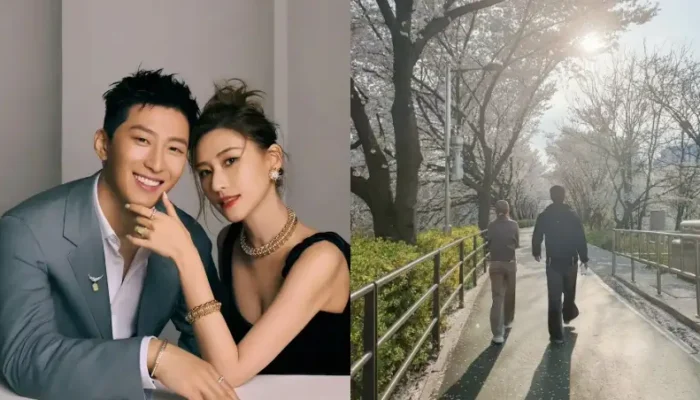 Laurinda Ho and Shawn Dou Silence Marriage Rumors with Sweet Cherry Blossom Moments