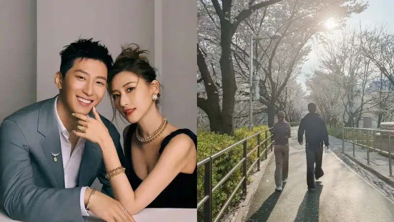 Kerap Diterpa Isu Cerai Laurinda Ho dan Shawn Dou Pamer Momen Romantis - Laurinda Ho and Shawn Dou Silence Marriage Rumors with Sweet Cherry Blossom Moments Kerap Diterpa Isu Cerai, Laurinda Ho dan Shawn Dou Pamer Momen Romantis