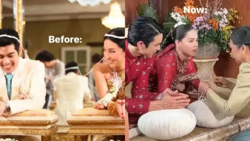 Pernikahan Adat Khon Kaen Nadech Kugimiya dan Yaya Urassaya Picu Kontroversi Netizen Kamboja Singgung Isu Tiru Budaya - Pernikahan Adat Khon Kaen Nadech Kugimiya dan Yaya Urassaya Picu Kontroversi, Netizen Kamboja Singgung Isu Tiru Budaya! Pernikahan Adat Khon Kaen Nadech Kugimiya dan Yaya Urassaya Picu Kontroversi, Netizen Kamboja Singgung Isu Tiru Budaya!