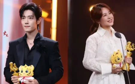 Xiao Zhan dan Ma Li Bawa Pulang Penghargaan dari Beijing College Student Film Festival ke 33 - Xiao Zhan dan Ma Li Bawa Pulang Penghargaan dari Beijing College Student Film Festival ke-33 Xiao Zhan dan Ma Li Bawa Pulang Penghargaan dari Beijing College Student Film Festival ke-33