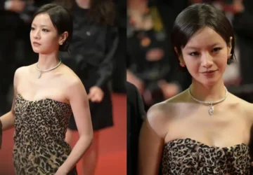 Li Gengxi Turns Heads at Cannes 2026 in Leopard Print Dress
