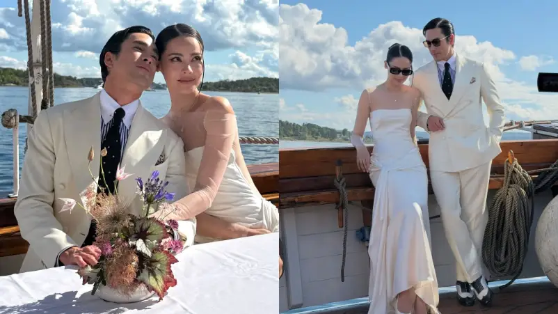 Pernikahan Nadech Kugimiya dan Yaya Urassaya di Norwegia Digelar Romantis di atas Kapal