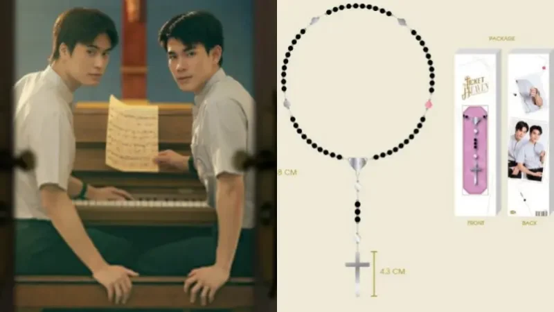 GMMTV Kena Kritik Gegara Jual Kalung Rosario sebagai Merchandise Ticket to Heaven