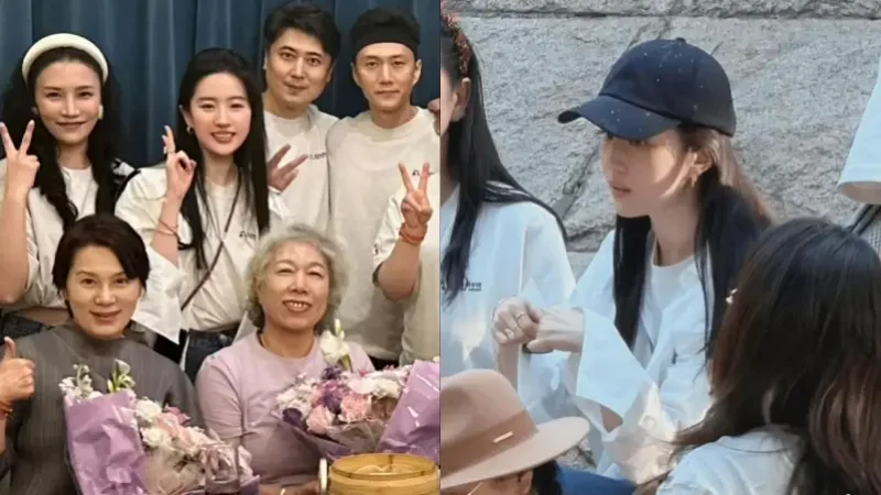 Liu Yifei Draws Attention at Beijing Film Academy 20-Year Reunion