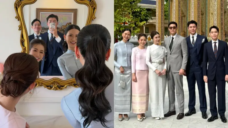 Nine Naphat Muncul Bersama Wanita Misterius di Pernikahan Sahabat Netizen Duga Pacar Barunya - Nine Naphat Sparks Dating Speculation After Appearing With Mystery Woman at Friend’s Wedding Nine Naphat Muncul Bersama Wanita Misterius di Pernikahan Sahabat, Netizen Duga Pacar Barunya