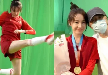 Dilraba Dilmurat Jalani Latihan Fisik Intensif Demi Film Kung Fu Soccer