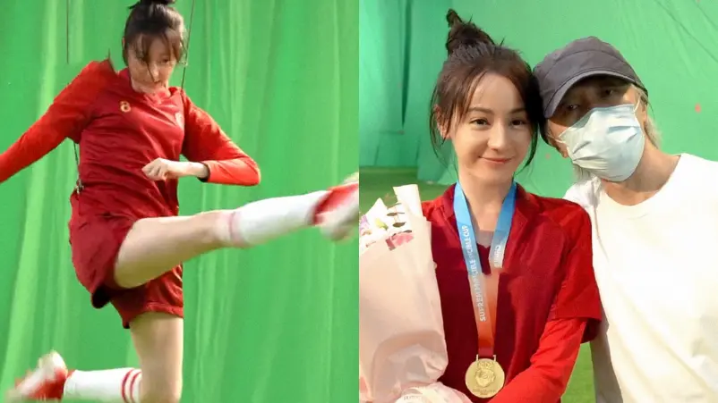 Dilraba Dilmurat Jalani Latihan Fisik Intensif Demi Film Kung Fu Soccer